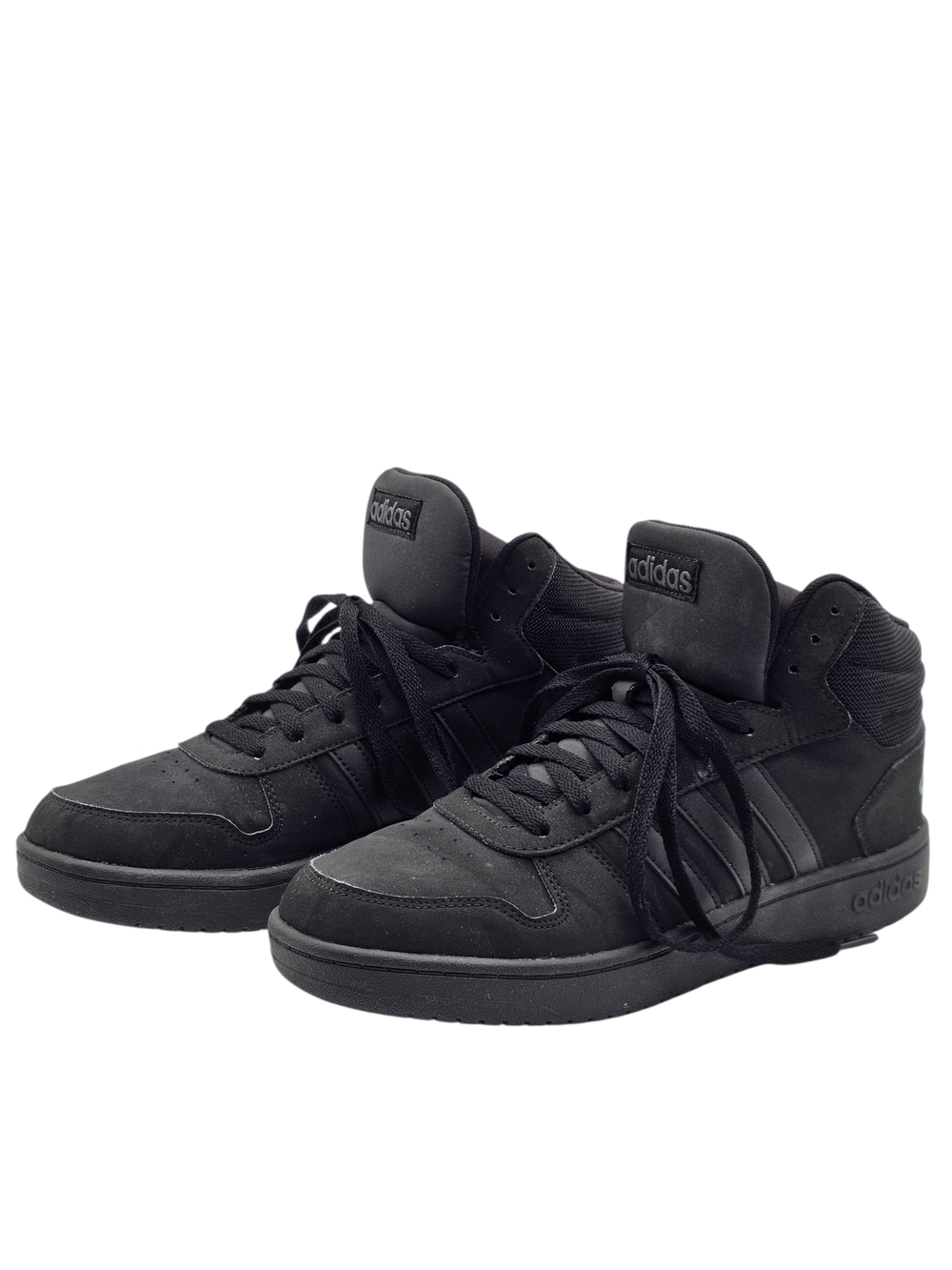 Mens Adidas Black High-Top Sneakers - Picture 2 of 7
